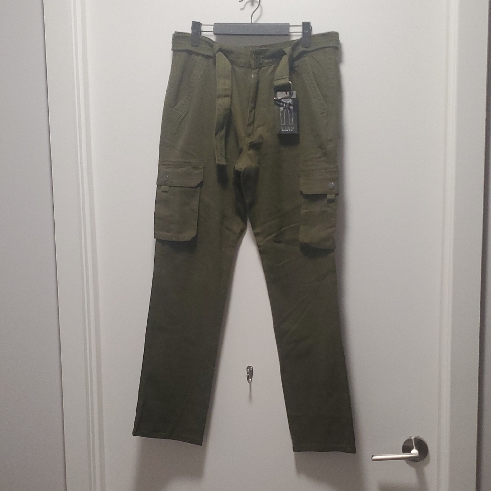 Men's Olive Cargo Pants
